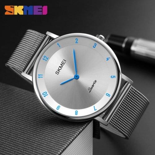Fashion Casual Watches Mens Quartz Watches Ultra Thin Stainless Steel Watch Clock Male Waterproof Relogio Masculino Saat Montre