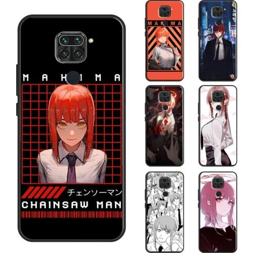 Makima Chainsaw Man Anime Case For Xiaomi Redmi Note 9 Pro 7 8 Pro 8T 9S Note 10 Pro Coque For Redmi 9A 9C 9T 7A 8A