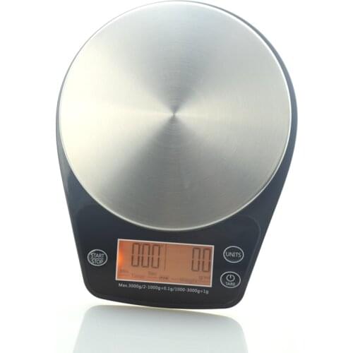 Ecocoffee Mini Drip Digital Scale with Timer 0.1-3000G V60 Coffee Kitchen Backing Scale American Coffee Maker Barista Tool New