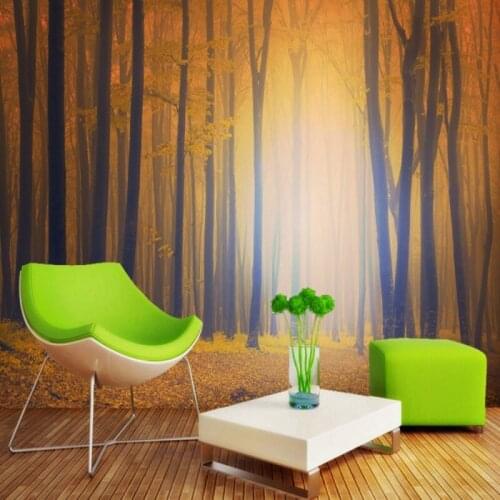 Dropship Colomac Wallpaper Jungle Fantasy Beautiful Forest 3d Wallpaper for Walls Foto Mural Livng Room Fototapeta Nowoczesna