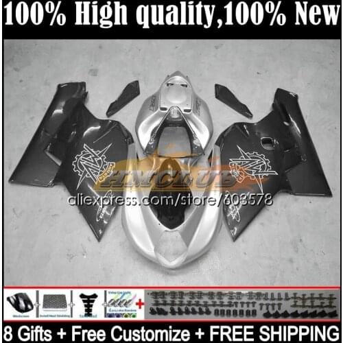 Body For MV Agusta F4 R312 750S 1000 R 750 1000CC Kit 51CL.69 1000R 312 1078 1+1 2005 2006 MA MV F4 05 06 Fairings Grey silvery