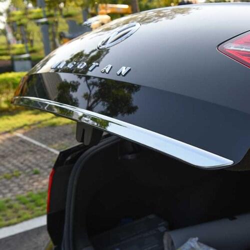 For VW PASSAT B8 2017 -2021 Rear Trunk Boot Tailgate Door Tail Gate Cover Trim Molding Lid Bezel Garnish Strip Styling