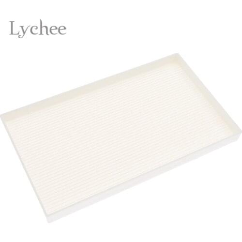 Lychee Life Plastic Diamond Embroidery Large Tray Mosaic Capacity Plate Accessory Diamond Painting Tools Supplies