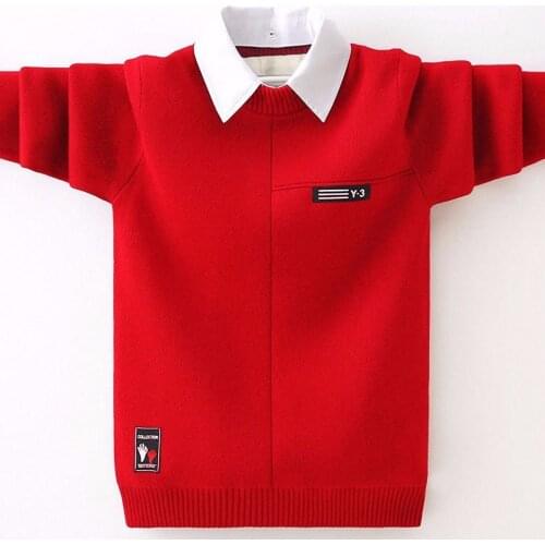 Autumn Winter Sweater for Boy Girls Fleece Christmas Kids Sweater Toddler Girl Sweater