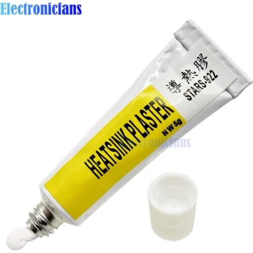 5PCS CPU GPU IC Thermal Silicone Grease Viscous Adhesive Compound Glue Cooling Paste Heatsink Plaster 5g