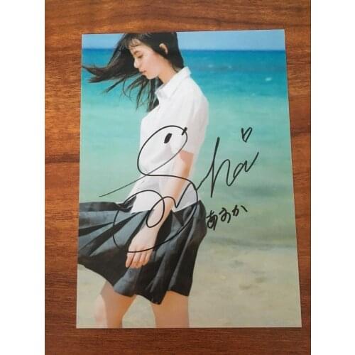 Hand signed Saito Asuka autographed photo 5*7 free ship J-POP 082018C