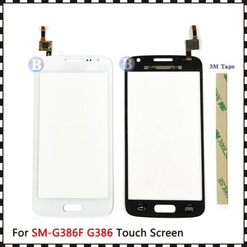 High Quality 4.5" For Samsung Galaxy Core LTE Avant SM-G386F G386 Touch Screen Digitizer Sensor Outer Glass Lens Panel+Tracking