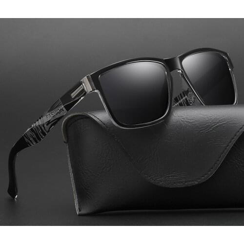 2021 New Square Polarized Sunglasses Fashion Sports Men Women Sun Glasses Anti-Reflective Mirror Out Door Driving Shade Uv400