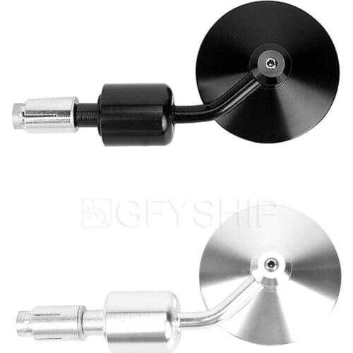 Universal Motorcycle Side Mirrors Circular Adjustable Rotatable E-Bike Scooter Folding Type Rearview Mirrors Moto Accessories