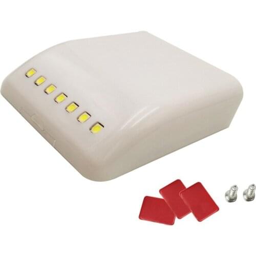 1PC LED Cabinet Hinge Light Induction Cupboard Closet Wardrobe Night Lamp Home Kitchen Bedroom Living Room Lighting 7LEDs 3528