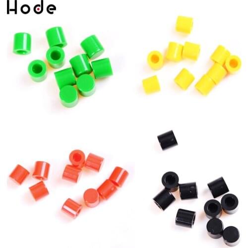 100Pcs Tactile Push Button Switch Cap 6mm Applies to 6*6 Self-locking Switch Button Cap