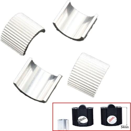 4 pcs/1 piece Handlebar Mounts Risers Clamps Spacers Shims 22 mm / 7/8 inch