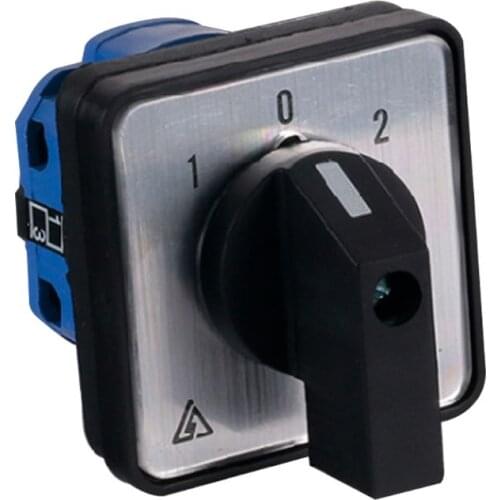 660V 20A On-Off-On 3 Position Switch Universal Rotary Changeover Switch