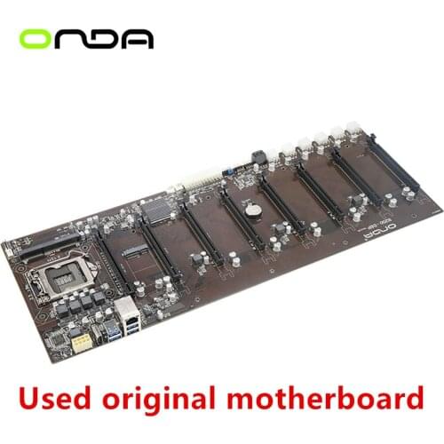8PCIE 8GPUB250 MINING EXPERT B250 BTC-D8P DDR3L 1151 BTC Mining Board (Alternative TB250-BTC PRO TB85 H81 H61 PRO BTC)