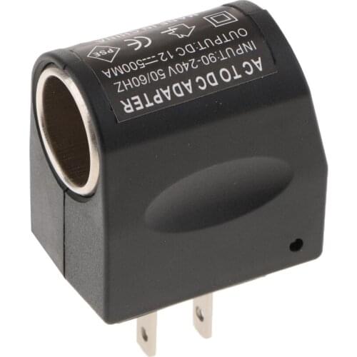 Car Cigarette Lighter Adapter Converter US 110V-220V AC Wall Power to 12V DC