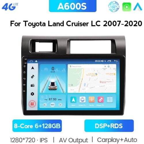 Car Multimedia Radio Video Player For Toyota Land Cruiser LC 70 Series 2007 - 2020 Android 10 Navigation Gps Dvd DSP IPS Carplay
