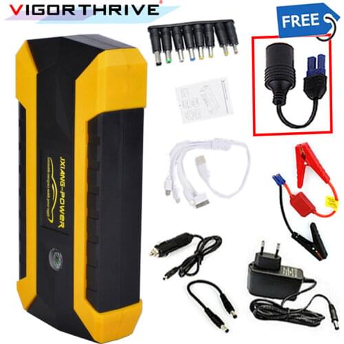 Car Jump Starter For Petrol Car Auto Starting Car Battery Booster Petrol Starting Device 12V Car Power Bank Emergency Discharge