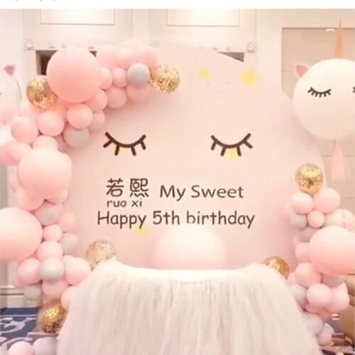 White Metal circle stand for Wedding birthday display large arch backdrop round rack for welcoming stage decor balloon flowers