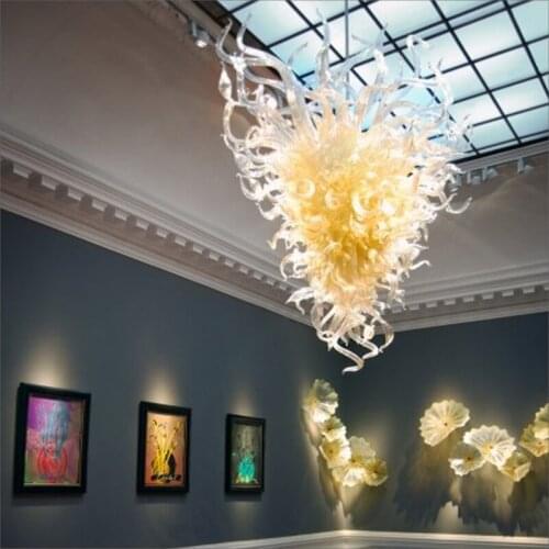 Free Air Shipping Staircase Long Chandeliers Modern Pendant Lamps Dale Chihully Style Blown Glass Chandelier