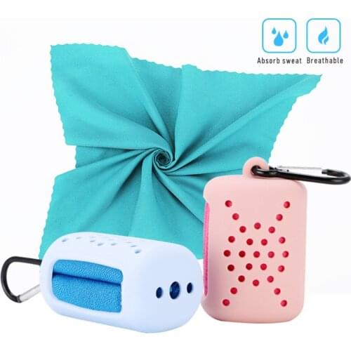 Swimming Quick Dry Microfiber Towel Portable Outdoor Gym Fitness Running Travel Sports Instant Sweat Towel with Silicone Bag