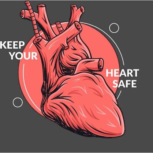 For White Clothing Stickers US Punk Red Heart Patches T-shirt DIY Thermo-stickers Heat Transfer Patch Stripe Iron on Transfers