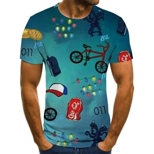 3D male and female palms universal new golden print summer street diamond square pattern clothing retro style childrens T-shirt