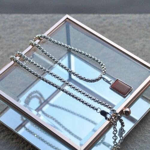 GULCE DERELI, STAR BIRTHSTONE CHARM NECKLACE, LONG PENDANT NECKLACE, CHAIN NECKLACE, GIFT BOXX, GOLD/SILVER PLATED