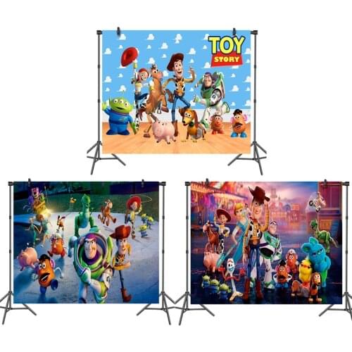 Toy Story Childrens Birthday Party Photography Background Cloth Photo Props Photo Decoration Supplies Wallpaper Buzz Lightyear