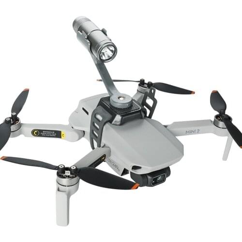 Night Flight Flashlight Bracket Holder with LED Searchlight for DJI MINI 2 /Mavic PRO /FIMI X8SE Drone Upgrade Parts Accessories