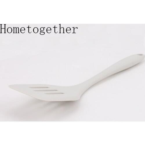 Silicone Slotted Turner Cooking Kitchen Tools Spatula Frying Fish Shovel Long Handle Turners Kitchen Accessories