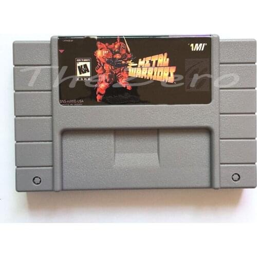 Metal Warriors Video Game USA Version for 16 bit Super Game Card Cartridge Card for 46pin NTSC Game Player