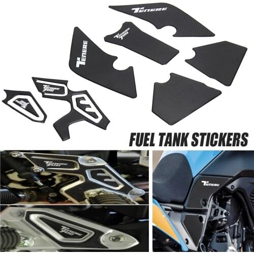 Motorcycle 3D Edge Gel Tank Pad Stickers Gas Oil Tank For YAMAHA Tenere 700 T700 XTZ 700 2019 2020