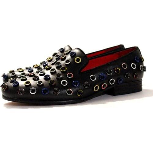 New Style Winter Fashion men shoes Oxford High Top Genuine leather Shoes for me Slip on handmade Loafers