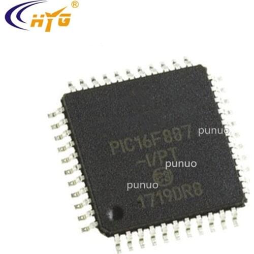 Original Authentic PIC16F914-IPT Encapsulation TQFP44 64 Flash-Based 8-Bit CMOS Microcontrollers LCD Driver NanoWatt Technology