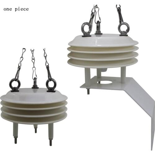 Projector 4-13 floors with Bracke ID44mm ID61MM OD138mm ABS Solar radiation shield ambient weather station