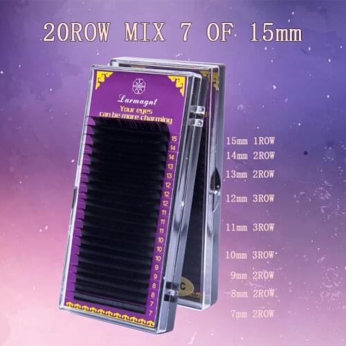 All Size B/C/D curl 1 trays ,mix 7-15mm high quality synthetic mink,natural mink False eyelash,individual eyelash extension