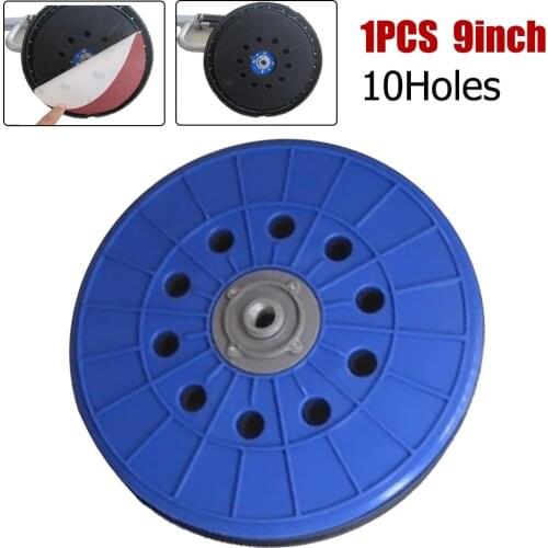 Drywall Sander Hook And Loop 10hole 9" 230mm Sander Backing Pad For Dustless Sanders & Porta Cable Sanders