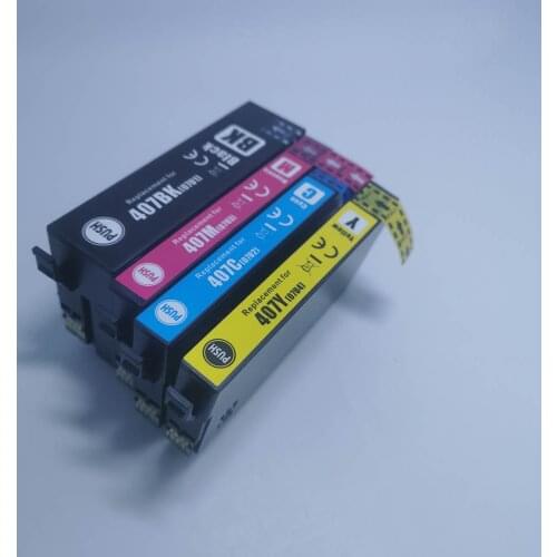 YOTAT Compatible Ink Cartridge 407 407XL T407 T407XL with chip for Epson WorkForce Pro WF-4745 / WF-4745DTWF