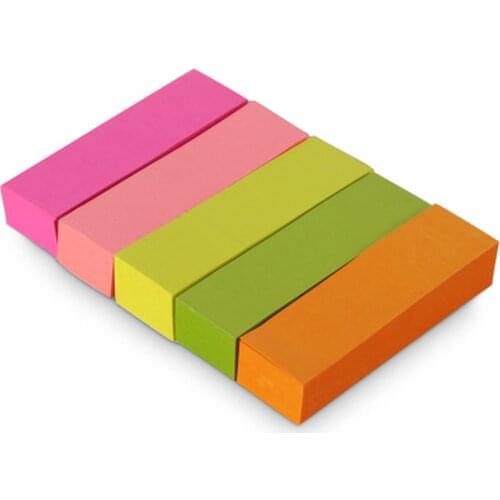 500 Sheets Self Adhesive Memo Pad Sticky Notes Bookmark Marker Memo Sticker Paper Student School Office Supplies 2021