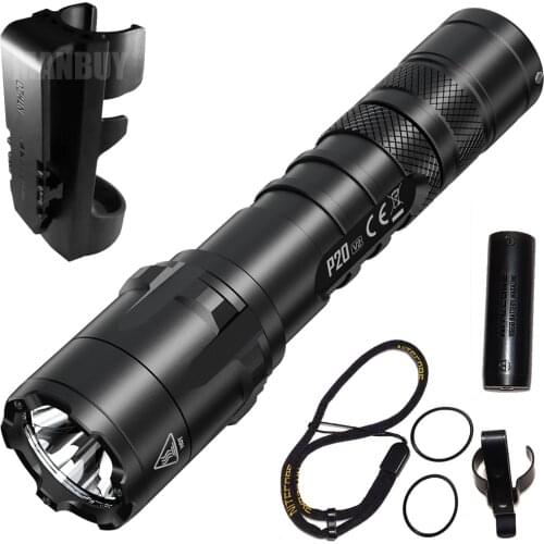 NITECORE 1100 Lumen P20v2 CREE XP-L2 V6 LED Gear Hunting Law Enforcement Military Outdoor Camp Tactical Flashlight without 18650