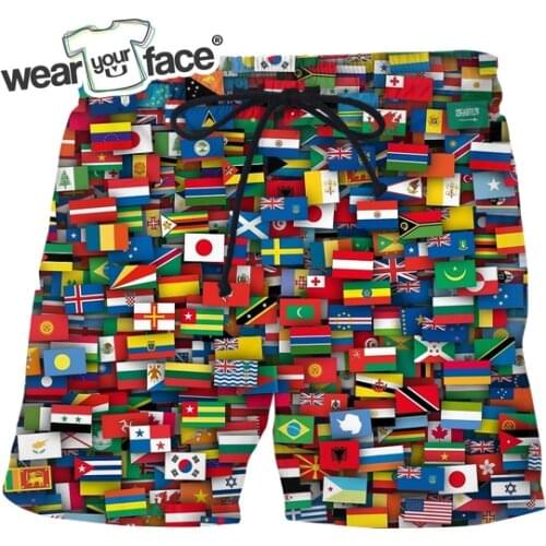 Wearyourface Mens Summer Shorts