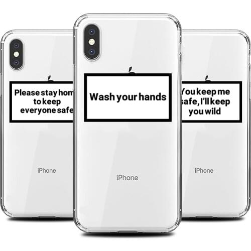 Funny Letters Phone Case for IPhone 6s 7 8 11 12 Mini Plus Pro X XS MAX XR SE Cases Soft Silicone Fitted Back Accessories Cover