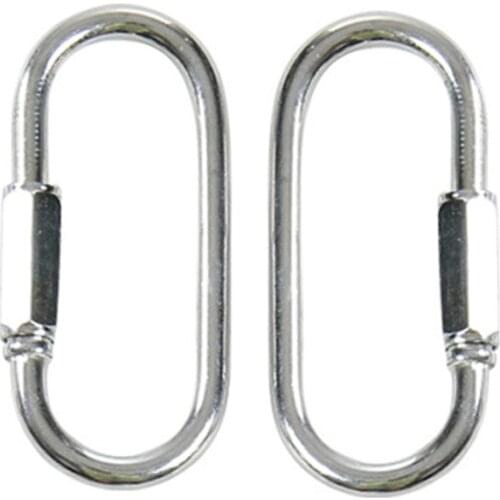 1Pair Easy Links Swing Buckle Metal Portable Backyard Game Swing Accs Quick Link Stainless Steel Buckle Outdoor Play Set