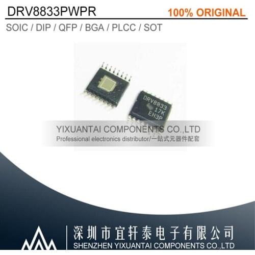 10pcs/lot 50pcs/lot 100pcs/lot Free shipping 100% original DRV8833PWPR DRV8833 8833 TSSOP16