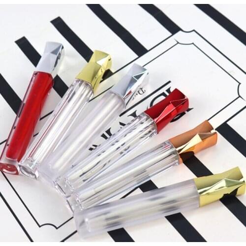 100pcs 5ml Lip Gloss Bottle Empty Cosmetic Lip Oil Refillable Tube Liquid Lipstick Storage Container#50121