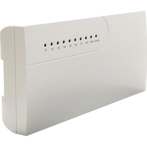 3A Water Floor Heating System Smart WIFI Thermostat Central Actuators Connecting 8 Sub-chamber Hub Controller for Gas Boiler