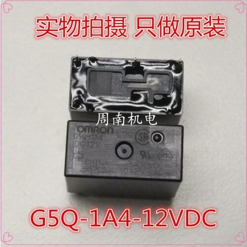 5Pcs/Lot Relay G5Q-1A4-12Vdc G5Q-1A4-Dc12V 10A Dip4 New And Original