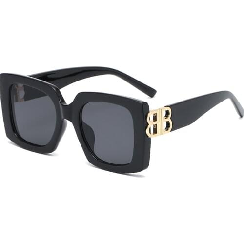 ASUOP 2021 new European and American brand womens sunglasses classic retro square mens glasses large frame driving sunglasses