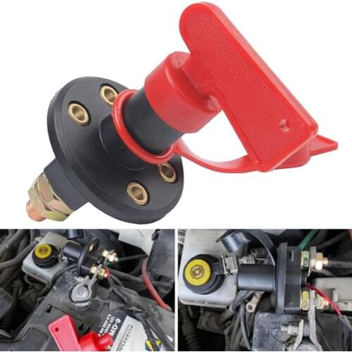 ABS Car Auto Battery Isolator Disconnect Power Cut Off Kill Rotating Safety Switch Waterproof cover Rust corrosion resistant