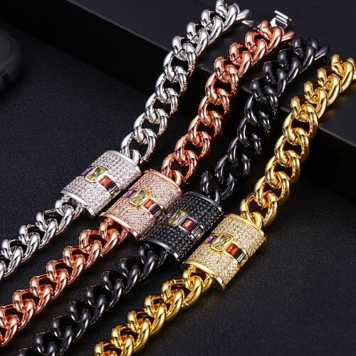 Jankelly designer Top accessories fashion unique Rope Chain bangle and ring sets AAA zircon micro pave hand bracelet